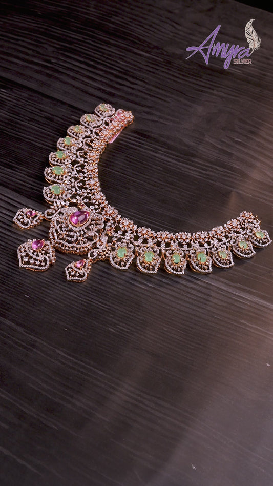 Lyra Cz Necklace