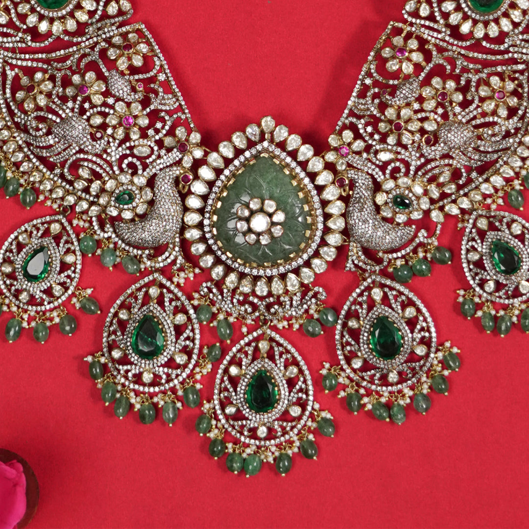 Sachi Silver CZ Necklace