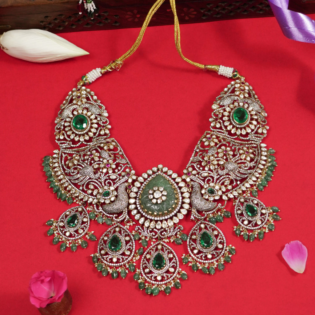 Sachi Silver CZ Necklace