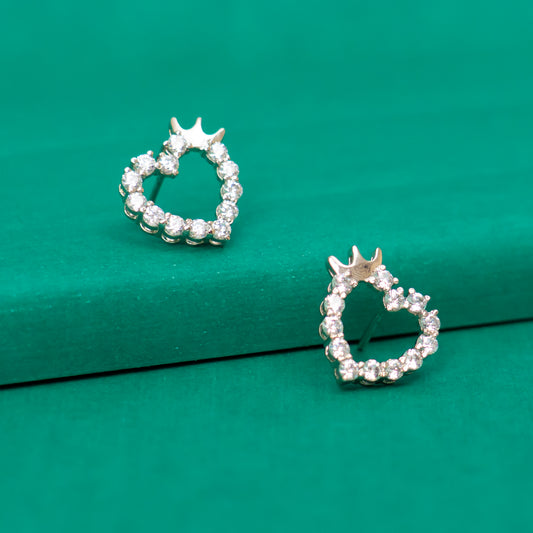 Zara silver stud earrings, 92.5 silver earrings, everyday wear anti-tarnish silver earrings