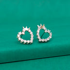 Zara silver stud earrings, 92.5 silver earrings, everyday wear anti-tarnish silver earrings