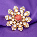 Zia silver stud earrings,crafted with gold-plated 92.5 silver featuring cz stones