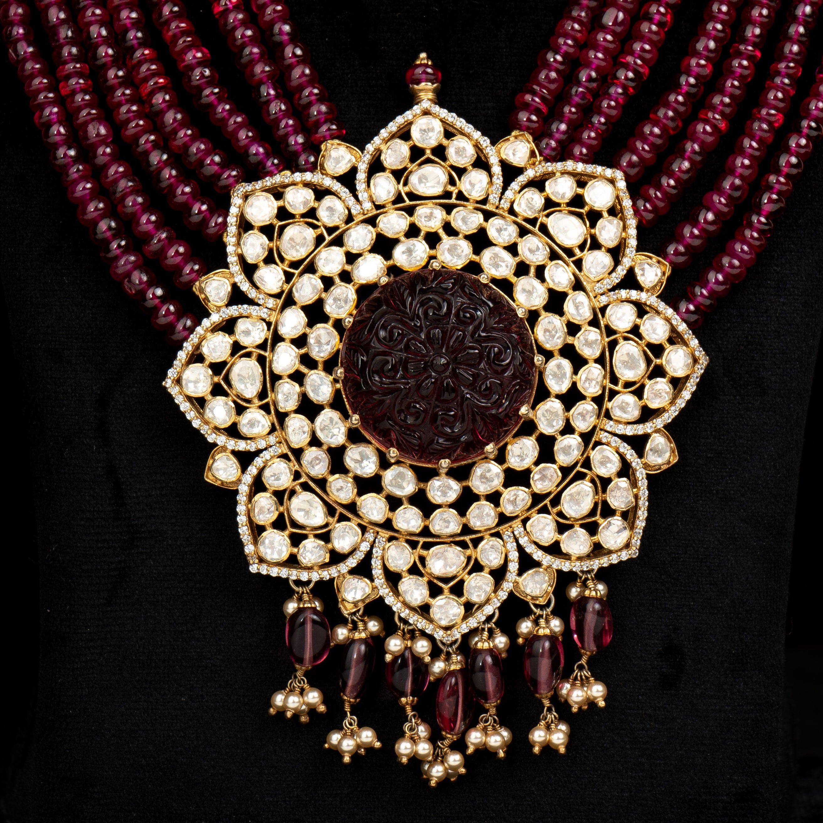 Layla CZ Stone Long Haram