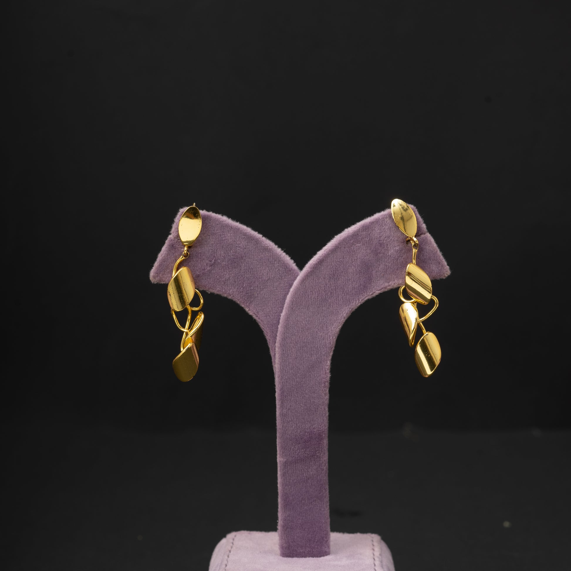 Eshaana silver earrings, 92.5 silver earrings, gold-plated silver earrings