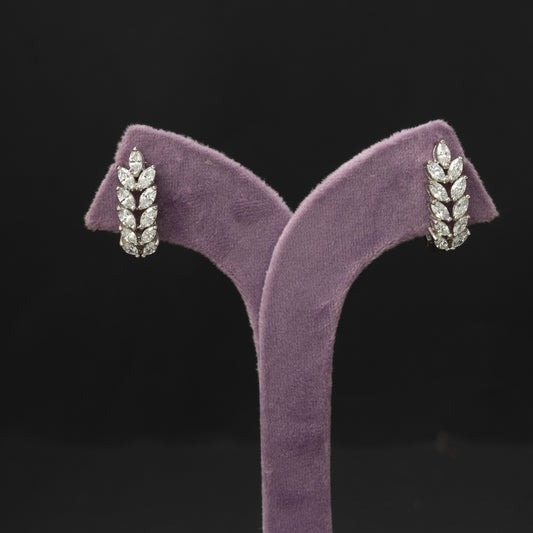 Nitara sterling silver earrings, 92.5 silver earrings, everyday use sterling silver earrings