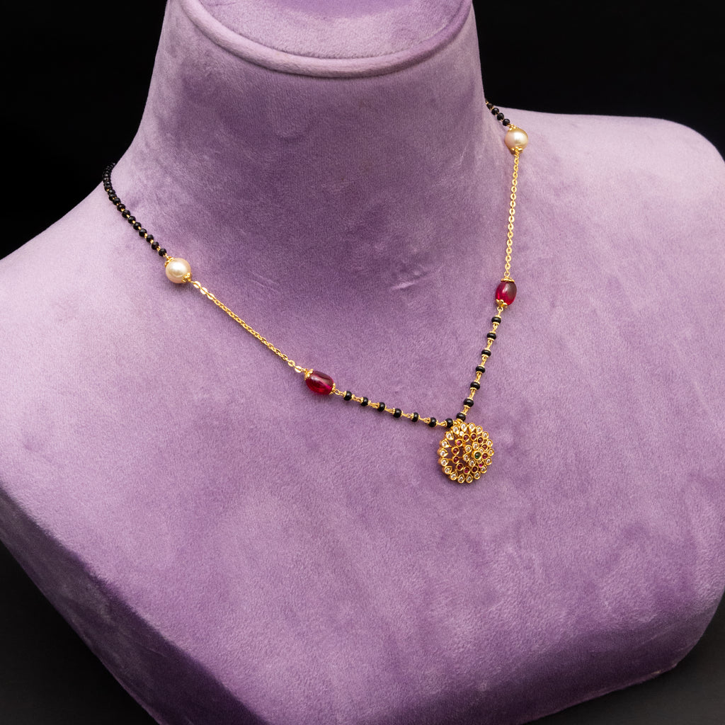 Mysha Black Beads Chain