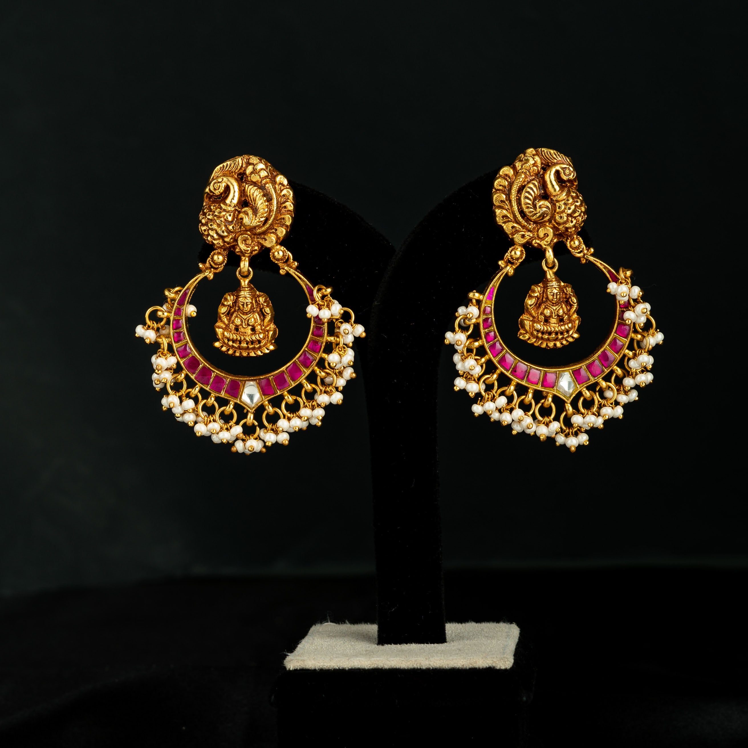 Chandbali Earrings For Women Shop Online – Gehna Shop