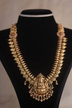 Maddy lakshmi gold plated haram, gold plated silver haram, 92.5 silver jewellery